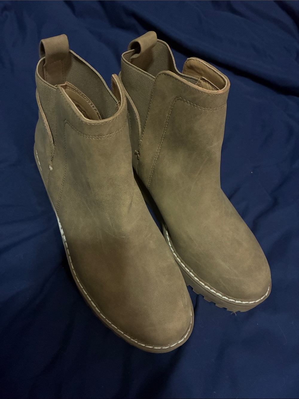 Dolce Vita Women's Taupe Ankle Booties
